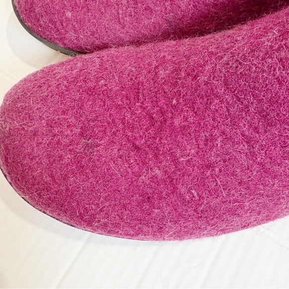 Glerups Shoe Natural Rubber Sole Honey Cranberry Wool Size Men’s 10.5 Women’s 13 - Picture 5 of 12